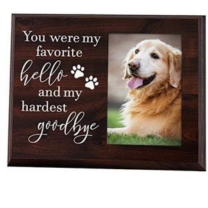 Dog Memorial Picture Frame